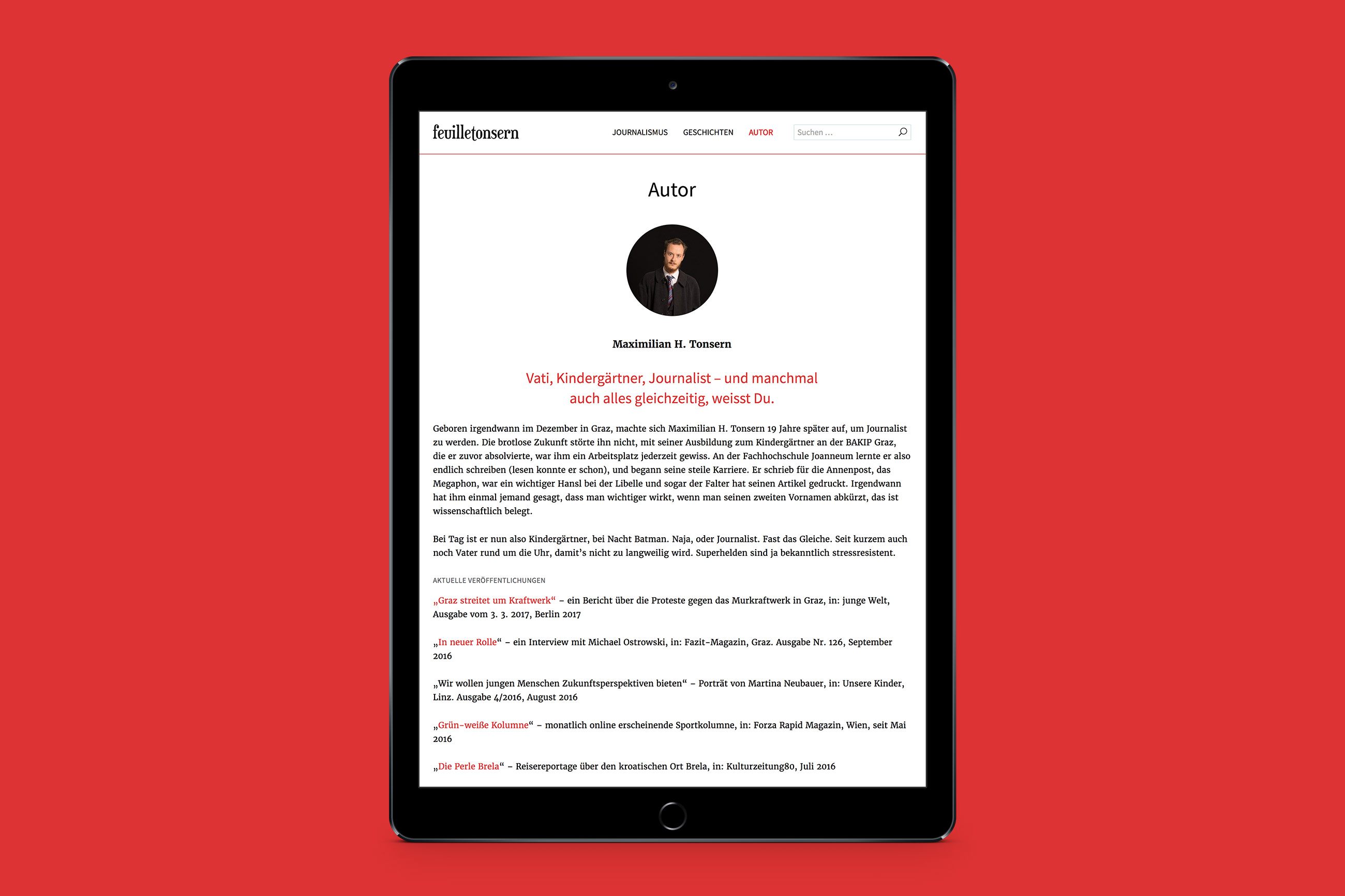author page